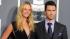 Anne V, left, and Adam Levine arrives at the...