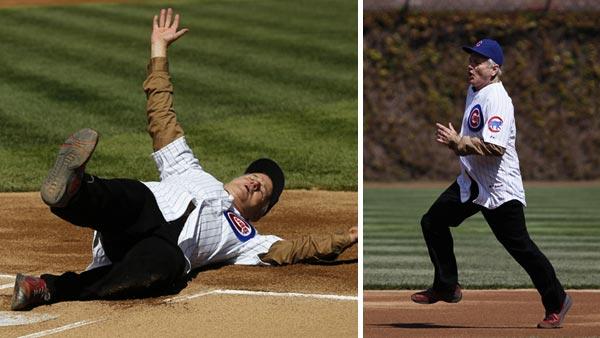 Bill Murray appears at the opening day baseball game between the Chicago Cubs and the Washington Nationals on April 5, 2012, in Chicago. The Nationals won 2-1. - Provided courtesy of AP / Charles Rex Arbogast Bill Murray appears at the opening day baseball game between the Chicago Cubs and the Washington Nationals on April 5, 2012, in Chicago. The Nationals won 2-1. - Provided courtesy of AP / Charles Rex Arbogast