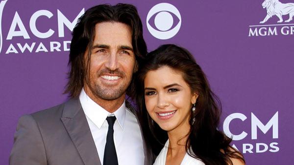 Jake Owen, left, and Lacey Buchanan arrive at the 47th Annual Academy of Country Music Awards on Sunday, April 1, 2012 in Las Vegas. - Provided courtesy of AP / Isaac Brekken Jake Owen, left, and Lacey Buchanan arrive at the 47th Annual Academy of Country Music Awards on Sunday, April 1, 2012 in Las Vegas. - Provided courtesy of AP / Isaac Brekken
