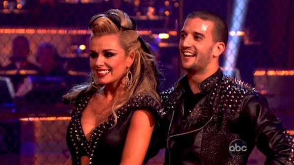 Classical singer Katherine Jenkins and her partner Mark Ballas received 24 out of 30 points from the judges for their Paso Doble on week four of 'Dancing With The Stars,' which aired on April 9, 2012.