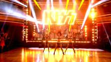 KISS performed with the dance troupe on week four of Dancing With The Stars, which aired on April 9, 2012. - Provided courtesy of ABC