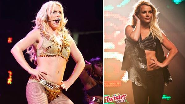 In this Thursday, June 16, 2011 publicity image released by Britney Spears Femme Fatale Tour, Britney Spears performs in Sacramento, Calif. / Britney Spears appears in an April 2012 photo from the Twister Dance video photo shoot. - Provided courtesy of AP / Britney Spears Femme Fatale Tour, Roderick Trestrail II / Twister In this Thursday, June 16, 2011 publicity image released by Britney Spears Femme Fatale Tour, Britney Spears performs in Sacramento, Calif. / Britney Spears appears in an April 2012 photo from the Twister Dance video photo shoot. - Provided courtesy of AP / Britney Spears Femme Fatale Tour, Roderick Trestrail II / Twister
