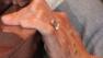 Angelina Jolie's engagement ring, which she wore to a LACMA event on Wednesday, April 11, 2012.