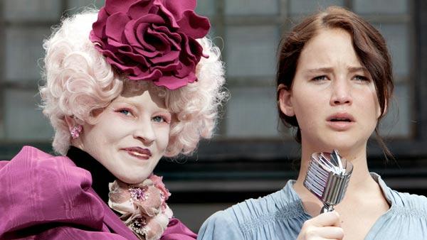 Jennifer Lawrence and Elizabeth Banks appear in a scene from The Hunger Games. - Provided courtesy of OTRC / Lionsgate Jennifer Lawrence and Elizabeth Banks appear in a scene from The Hunger Games. - Provided courtesy of OTRC / Lionsgate
