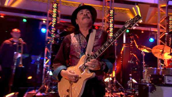 Santana performed with the dance troupe on week four of 'Dancing With The Stars,' which aired on April 16, 2012.