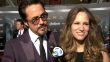 Robert Downey Jr. appears at the premiere of The Avengers in Los Angeles on April 11, 2012. - Provided courtesy of OTRC