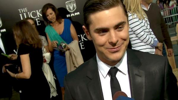 Zac Efron appears at the premiere of The Lucky One on April 16, 2012 in Los Angeles. - Provided courtesy of OTRC Zac Efron appears at the premiere of The Lucky One on April 16, 2012 in Los Angeles. - Provided courtesy of OTRC
