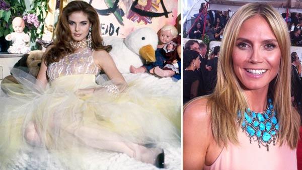 Heidi Klum appears in a photo from 1992, which was posted on her official Twitter account on April 19, 2012. / Heidi Klum appears in a photo posted on her official Twitter account on January 15, 2012. - Provided courtesy of Twitpic.com/9bpbwr / Twitpic.com/87tl6w Heidi Klum appears in a photo from 1992, which was posted on her official Twitter account on April 19, 2012. / Heidi Klum appears in a photo posted on her official Twitter account on January 15, 2012. - Provided courtesy of Twitpic.com/9bpbwr / Twitpic.com/87tl6w