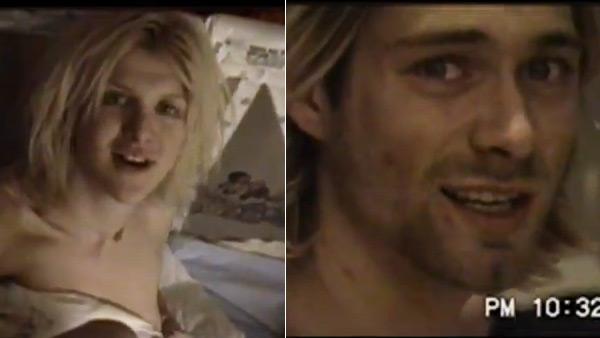 Kurt Cobain and Courtney Love sing an unreleased duet, Stinking of You, in a scene from HIT SO HARD, the new documentary in theaters and On Demand. - Provided courtesy of OTRC / YouTube / https://www.facebook.com/hitsoharddoc Kurt Cobain and Courtney Love sing an unreleased duet, Stinking of You, in a scene from HIT SO HARD, the new documentary in theaters and On Demand. - Provided courtesy of OTRC / YouTube / https://www.facebook.com/hitsoharddoc