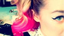 Lauren Conrad shows off her pink ponytail in an instagr.am photo taken on April 24, 2012. - Provided courtesy of instagr.am/p/J0mSSdN50T/