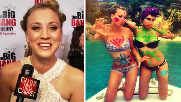 Kaley Cuoco shows off bikini body on Caribbean vacation