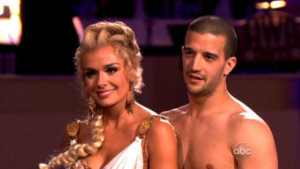 Classical singer Katherine Jenkins and her partner Mark Ballas received 27 out of 30 points from the judges for their Rumba on week seven of 'Dancing With The Stars,' which aired on April 30, 2012.