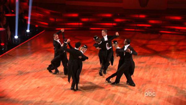 Team Tango received 27 out of 30 points from the judges on week seven of 'Dancing With The Stars,' which aired on April 30, 2012.