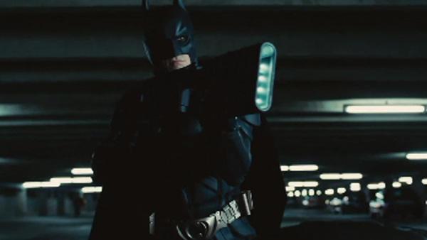 Christian Bale appears in a scene from the 2012 film 'The Dark Knight Rises.'