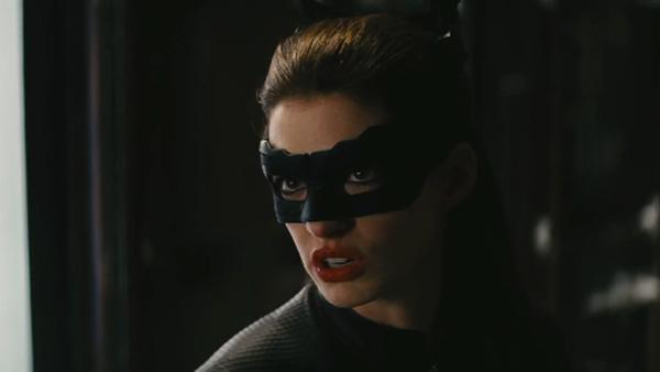 Anne Hathaway appears in a scene from the 2012 film 'The Dark Knight Rises.'