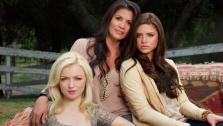 Dina, Morgan and Francesca appear in a publicity photo for E!s new reality series Mrs. Eastwood & Company. - Provided courtesy of E! Online