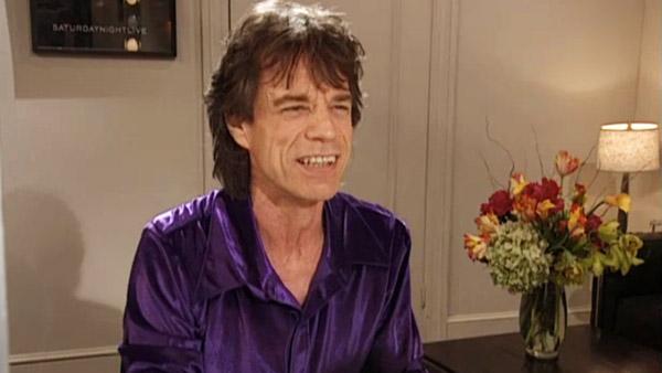 Mick Jagger appears in a still from a December 2011 episode of Saturday Night Live. - Provided courtesy of NBC Mick Jagger appears in a still from a December 2011 episode of Saturday Night Live. - Provided courtesy of NBC