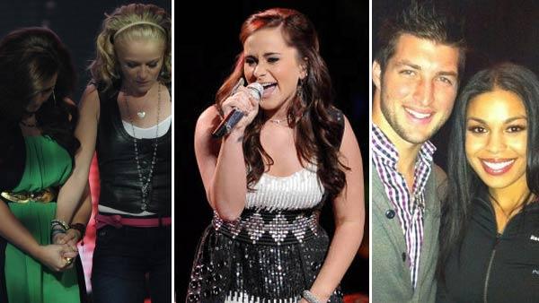Skylar Laine and Hollie Cavanagh appear on American Idol on May 3, 2012. / Skylar Laine performs on American Idol on May 3, 2012. / Tim Tebow Tweeted this photo of himself with Jordin Sparks on Feb. 3, 2012 - Provided courtesy of Michael Becker / FOX / t.co/5bbAQtp1 / twitter.com/TimTebow Skylar Laine and Hollie Cavanagh appear on American Idol on May 3, 2012. / Skylar Laine performs on American Idol on May 3, 2012. / Tim Tebow Tweeted this photo of himself with Jordin Sparks on Feb. 3, 2012 - Provided courtesy of Michael Becker / FOX / t.co/5bbAQtp1 / twitter.com/TimTebow
