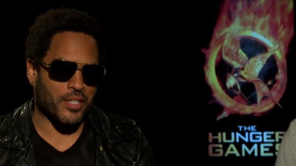 Lenny Kravitz talks to OnTheRedCarpet.com about 'The Hunger Games' in March 2012.