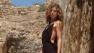 AnnaLynne McCord of the CW show 90210 appears in Caesarea during a celebrity trip to Israel on May 7, 2012. - Provided courtesy of Israel Ministry of Tourism