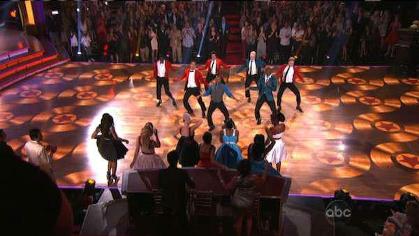 The week's 'Macys Stars of Dance' was an 'American Bandstand' tribute to the late Dick Clark on 'Dancing With The Stars: The Results Show' on Tuesday, May 8, 2012.