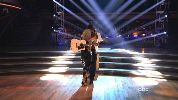 Dmitry Chaplin and Anya Garnis performed a special routine from the 'Dancing with the Stars Live in Las Vegas Show' on 'Dancing With The Stars: The Results Show' on Tuesday, May 8, 2012. The pair danced to the song 'Will You Still Love Me Tomorrow?'