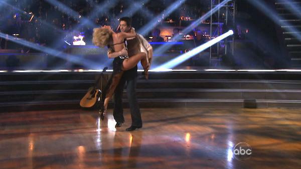 Dmitry Chaplin and Anya Garnis performed a special routine from the 'Dancing with the Stars Live in Las Vegas Show' on 'Dancing With The Stars: The Results Show' on Tuesday, May 8, 2012. The pair danced to the song 'Will You Still Love Me Tomorrow?'