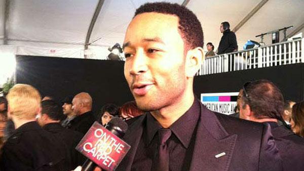 John Legend talks to On The Red Carpet's George Pennachio at the 2011 American Music Awards on Nov. 20, 2011.