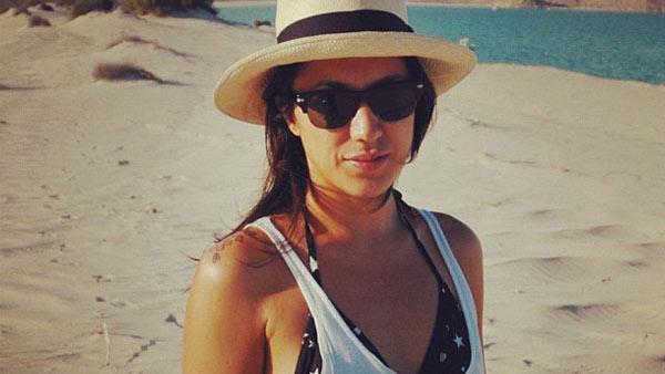 Michelle Branch appears in a photo posted on her official Twitter page on May 2, 2012.