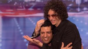 Howard Stern and Simply Sergio appear on Americas Got Talents season 7 premiere, which aired on May 14, 2012. - Provided courtesy of NBC