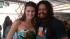 Isabeli Fontana and Rohan Marley appear in a...
