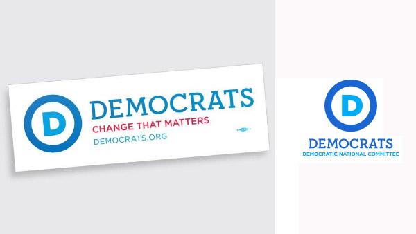 A photo of Democratic memorabilia from the official website for Democrats.