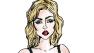 A drawing of Madonna's custom Truth or Dare designs she will wear on tour.