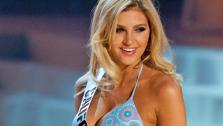 Miss California poses in a bikini during the Miss USA Presentation Show on May 30 from the Planet Hollywood Resort in Las Vegas, Nevada. - Provided courtesy of Miss USA / Darren Decker
