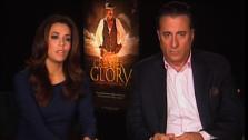 Eva Longoria and Andy Garcia talk about their 2012 historical war film For Greater Glory during a satellite interview. - Provided courtesy of OTRC