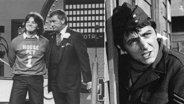 (Left) Richard Dawson stands next to a contestant on Family Feud. (Right) Richard Dawson appears in a still photo from an episode of the 1960s sitcom, Hogans Heroes. - Provided courtesy of www.facebook.com/gdawsonla (Left) Richard Dawson stands next to a contestant on Family Feud. (Right) Richard Dawson appears in a still photo from an episode of the 1960s sitcom, Hogans Heroes. - Provided courtesy of www.facebook.com/gdawsonla