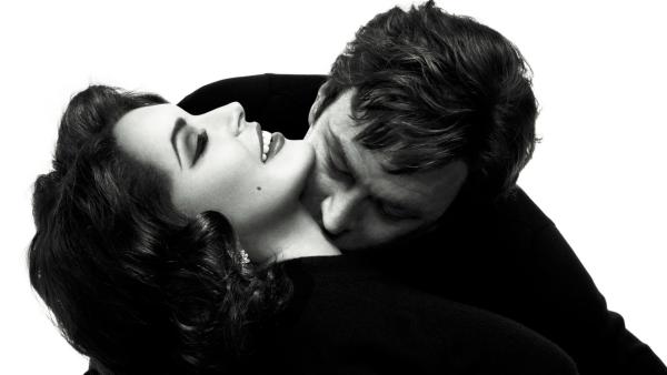 Lindsay Lohan and Grant Bowler appear in the first official photo from the Lifetime Original Movie, Liz & Dick. - Provided courtesy of Richard McLaren / Lifetime Lindsay Lohan and Grant Bowler appear in the first official photo from the Lifetime Original Movie, Liz & Dick. - Provided courtesy of Richard McLaren / Lifetime