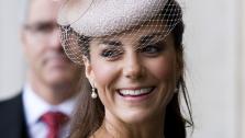 Kate, Duchess of Cambridge arrives for a service of thanksgiving to celebrate Queen Elizabeth IIs 60-year reign during Diamond Jubilee celebrations in St Pauls Cathedral, London on Tuesday, June 5, 2012. - Provided courtesy of AP / Tim Hales
