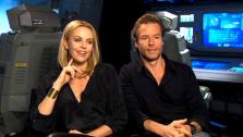 Charlize Theron and Guy Pearce talk about Prometheus, in an interview provided by the studio. - Provided courtesy of Twentieth Century Fox Film Corporation