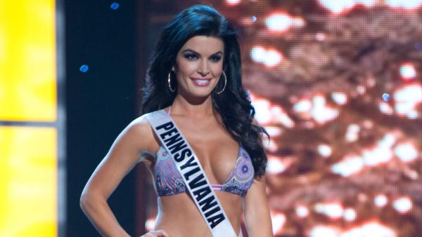 Miss Pennsylvania, Sheena Monnin, poses in a bikini during the Miss USA Presentation Show on May 30 from the Planet Hollywood Resort in Las Vegas, Nevada. - Provided courtesy of Miss USA / Darren Decker Miss Pennsylvania, Sheena Monnin, poses in a bikini during the Miss USA Presentation Show on May 30 from the Planet Hollywood Resort in Las Vegas, Nevada. - Provided courtesy of Miss USA / Darren Decker