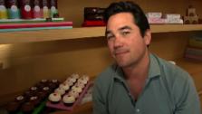 Dean Cain talks to OnTheRedCarpet.com at Sprinkles Cupcakes bakery in Beverly Hills, California in May 2012. - Provided courtesy of OTRC