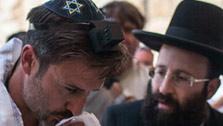 David Arquette celebrates his bar mitzvah at the Western Wall, the holiest prayer sitein Judaism, in Jerusalems Old City on Monday, June 11, 2012. - Provided courtesy of Israeli Tourism Ministry