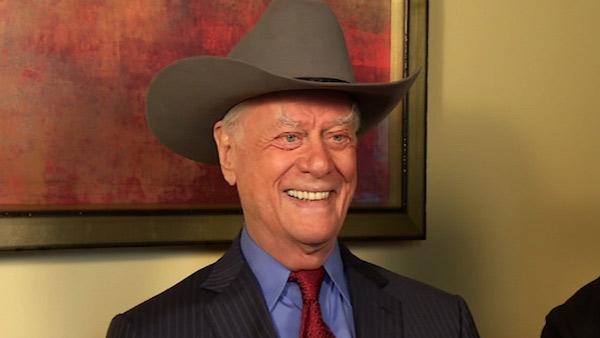 Larry Hagman talks to OnTheRedCarpet.com about TNTs Dallas reboot in May 2012. - Provided courtesy of OTRC Larry Hagman talks to OnTheRedCarpet.com about TNTs Dallas reboot in May 2012. - Provided courtesy of OTRC