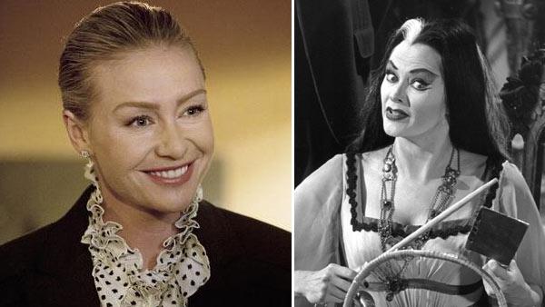 Portia de Rossi appears in a still from the ABC series, Better Off Ted. / Yvonne De Carlo appears as Lily Munster in a promotional photo for the 1960s CBS show The Munsters. - Provided courtesy of ABC / Bob Willoughby / Kayro-Vue Productions / CBS Portia de Rossi appears in a still from the ABC series, Better Off Ted. / Yvonne De Carlo appears as Lily Munster in a promotional photo for the 1960s CBS show The Munsters. - Provided courtesy of ABC / Bob Willoughby / Kayro-Vue Productions / CBS