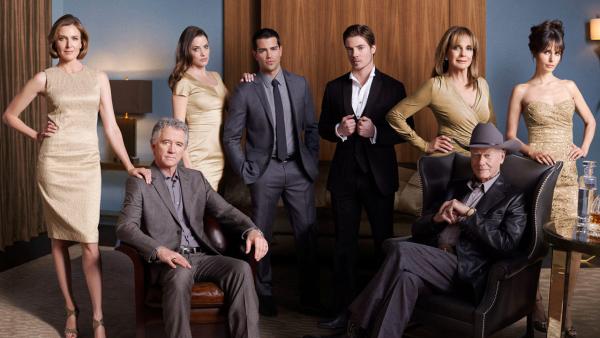 Brenda Strong, Julie Gonzalo, Patrick Duffy, Jordana Brewster, Larry Hagman, Josh Henderson and Jesse Metcalfe appear in a promotional photo for Dallas in 2012. - Provided courtesy of TNT Brenda Strong, Julie Gonzalo, Patrick Duffy, Jordana Brewster, Larry Hagman, Josh Henderson and Jesse Metcalfe appear in a promotional photo for Dallas in 2012. - Provided courtesy of TNT