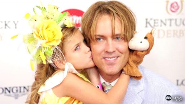 Dannielynn and Larry Birkhead appear in a still from Good Morning America. - Provided courtesy of ABC Dannielynn and Larry Birkhead appear in a still from Good Morning America. - Provided courtesy of ABC