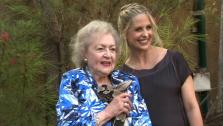 Betty White and Sarah Michelle Gellar pose for pictures at the Greater Los Angeles Zoo Associations 42nd Annual Beastly Ball on Saturday, June 16, 2012. - Provided courtesy of OTRC