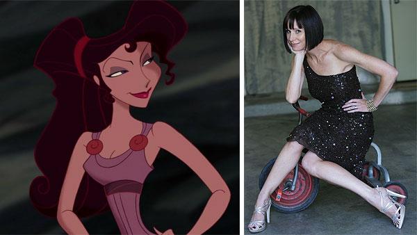 Meg appears in a scene from Disney's 1997 movie 'Hercules.' / Susan Egan appears in a publicity photo posted on her website, susanegan.net.