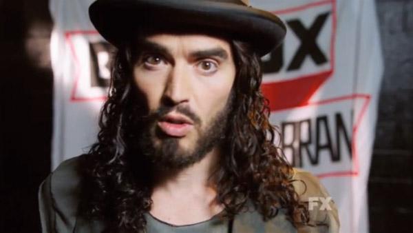 Russell Brand appears in a still from his FX series, Brand X with Russell Brand. - Provided courtesy of FX Russell Brand appears in a still from his FX series, Brand X with Russell Brand. - Provided courtesy of FX