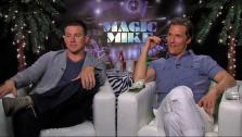 Channing Tatum and Matthew McConaughey talk to OnTheRedCarpet.com in a June 2012 press junkett for Magic Mike. - Provided courtesy of OTRC